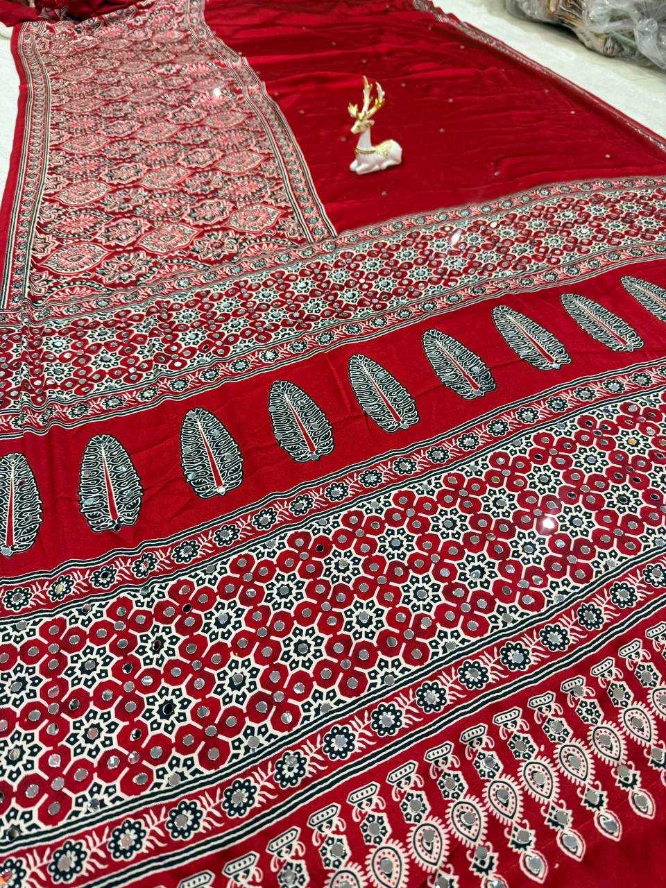 Gajji Silk Printed Saree