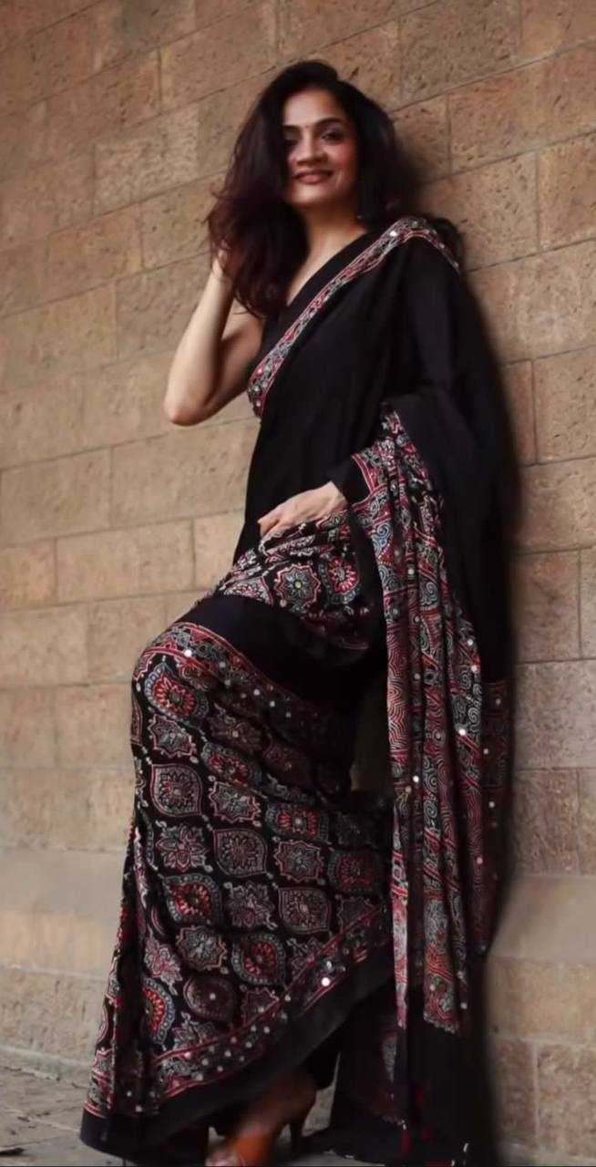 Gajji Silk Printed Saree