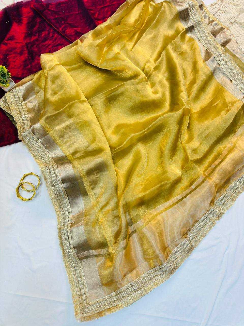 Soft Tissue Fancy Saree