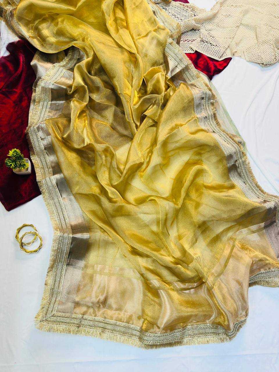 Soft Tissue Fancy Saree
