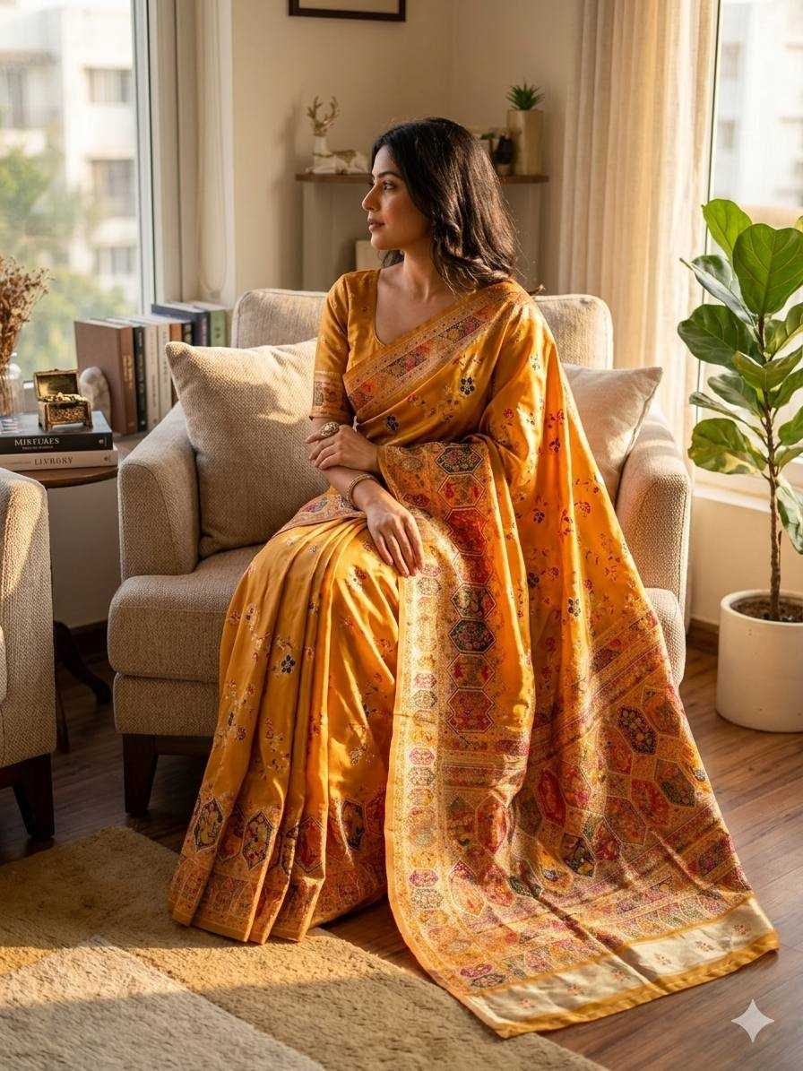 Pashmina Butta Saree