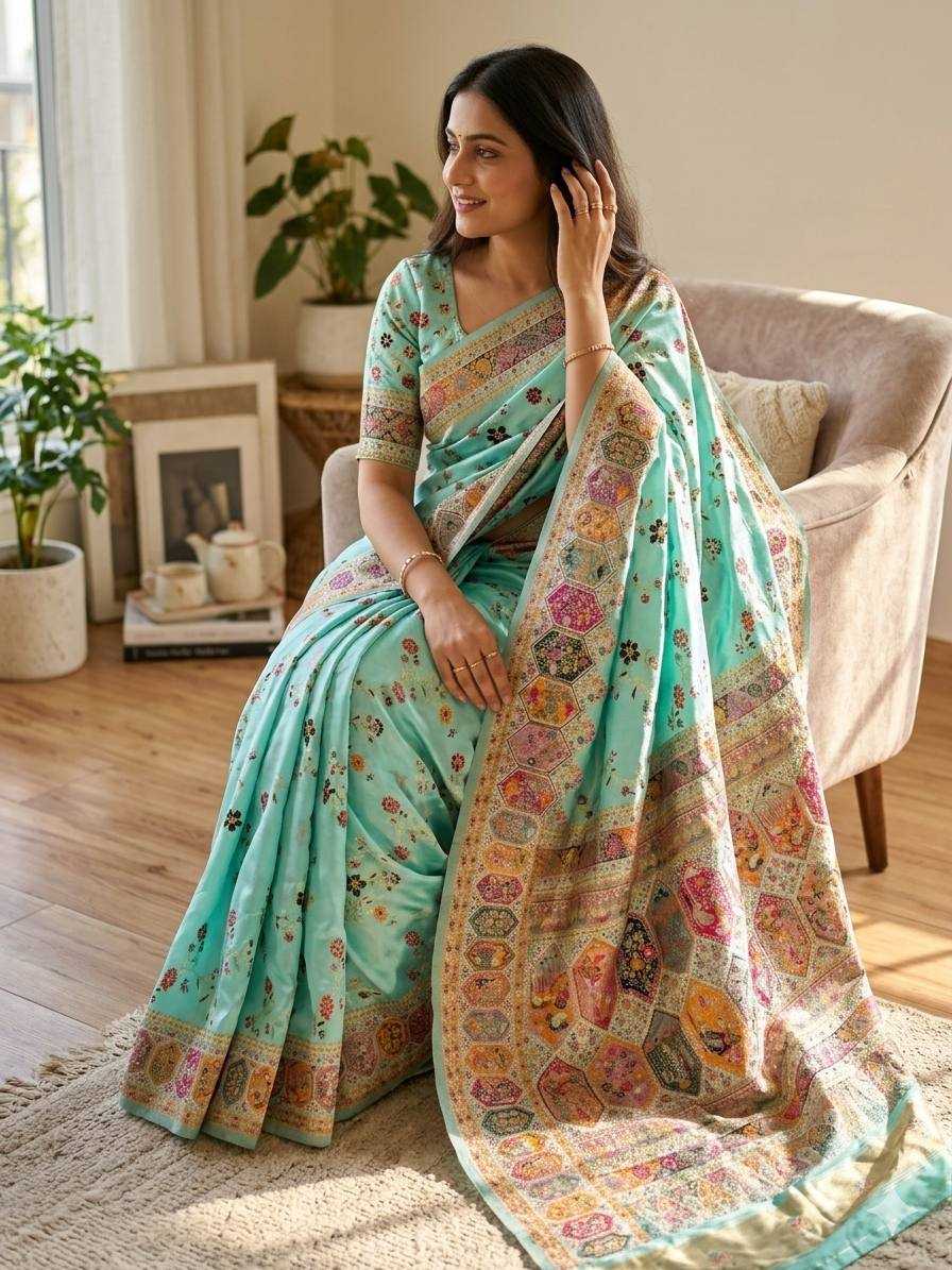 Pashmina Butta Saree