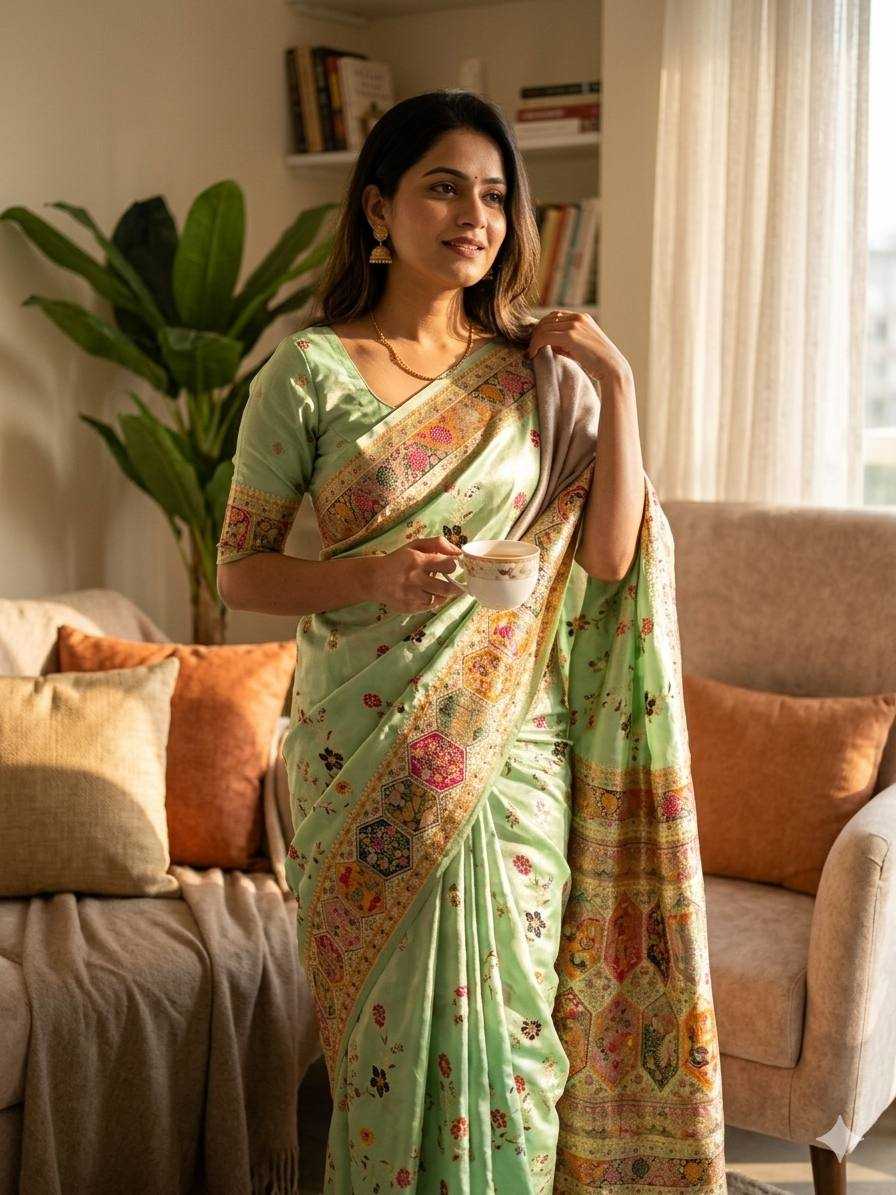 Pashmina Butta Saree
