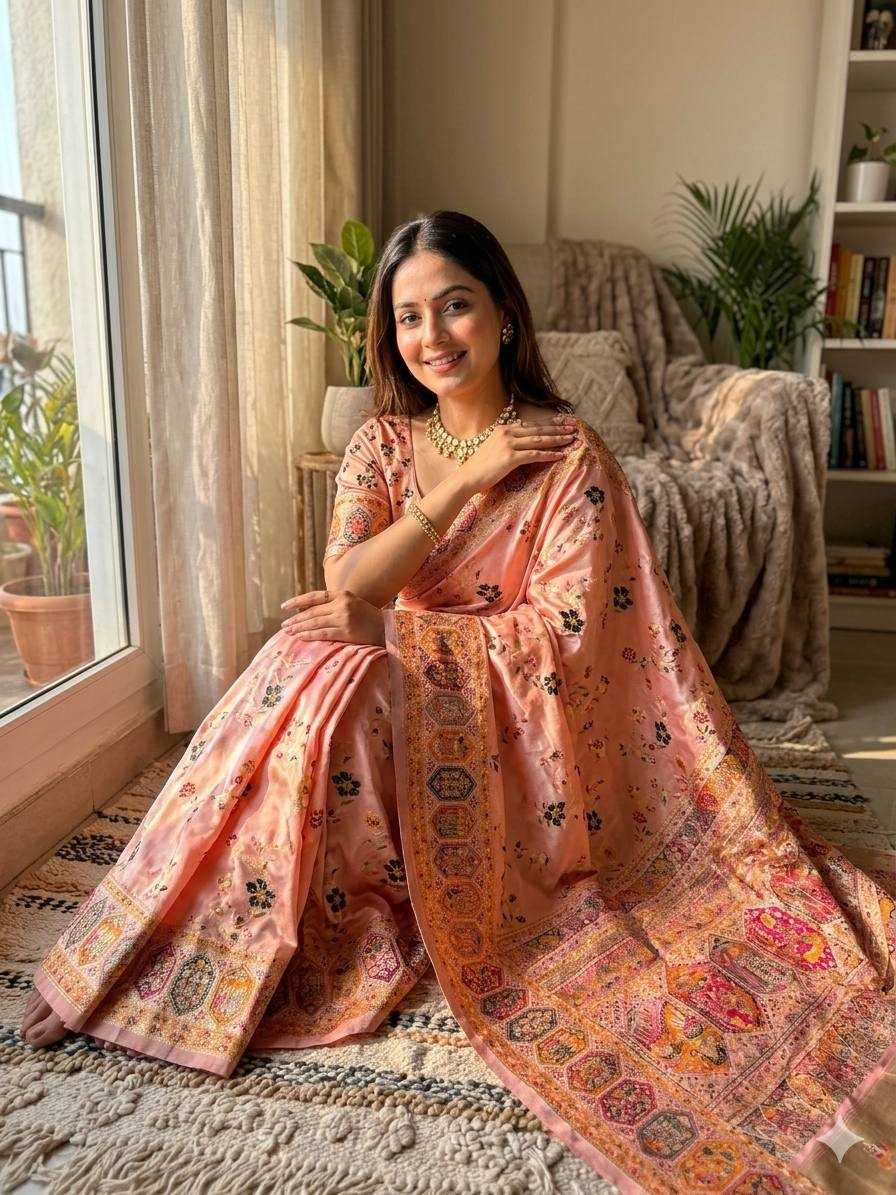 Pashmina Butta Saree