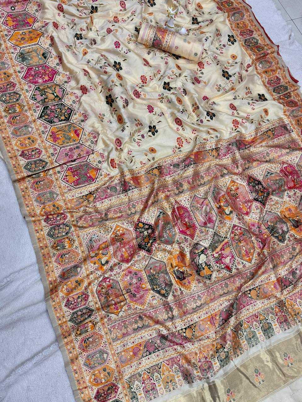 Pashmina Butta Saree