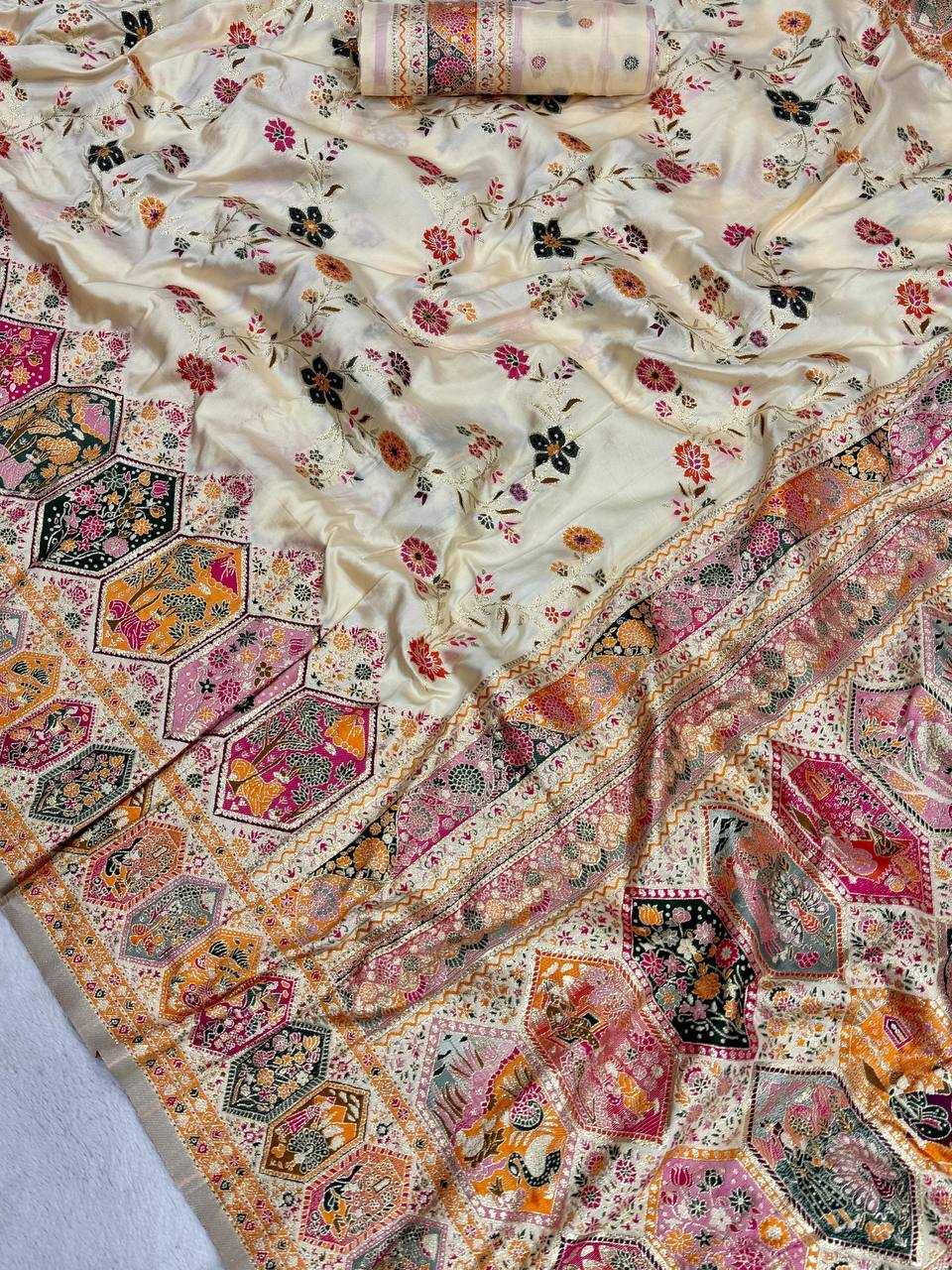 Pashmina Butta Saree
