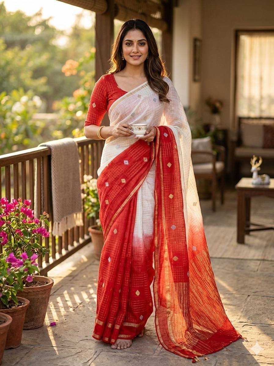 Chinon Silk Butta Saree