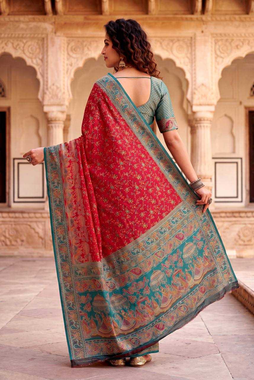 Gajji Silk Printed Saree