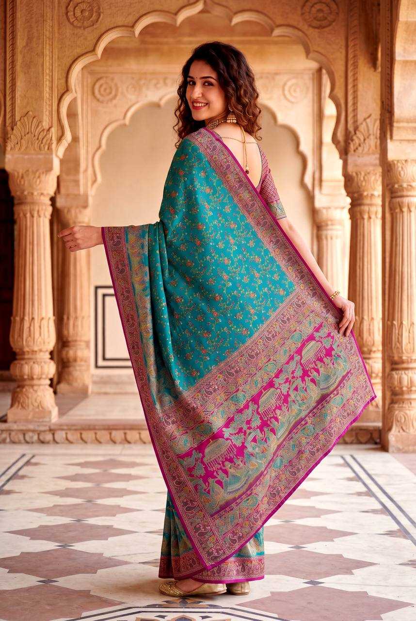 Gajji Silk Printed Saree