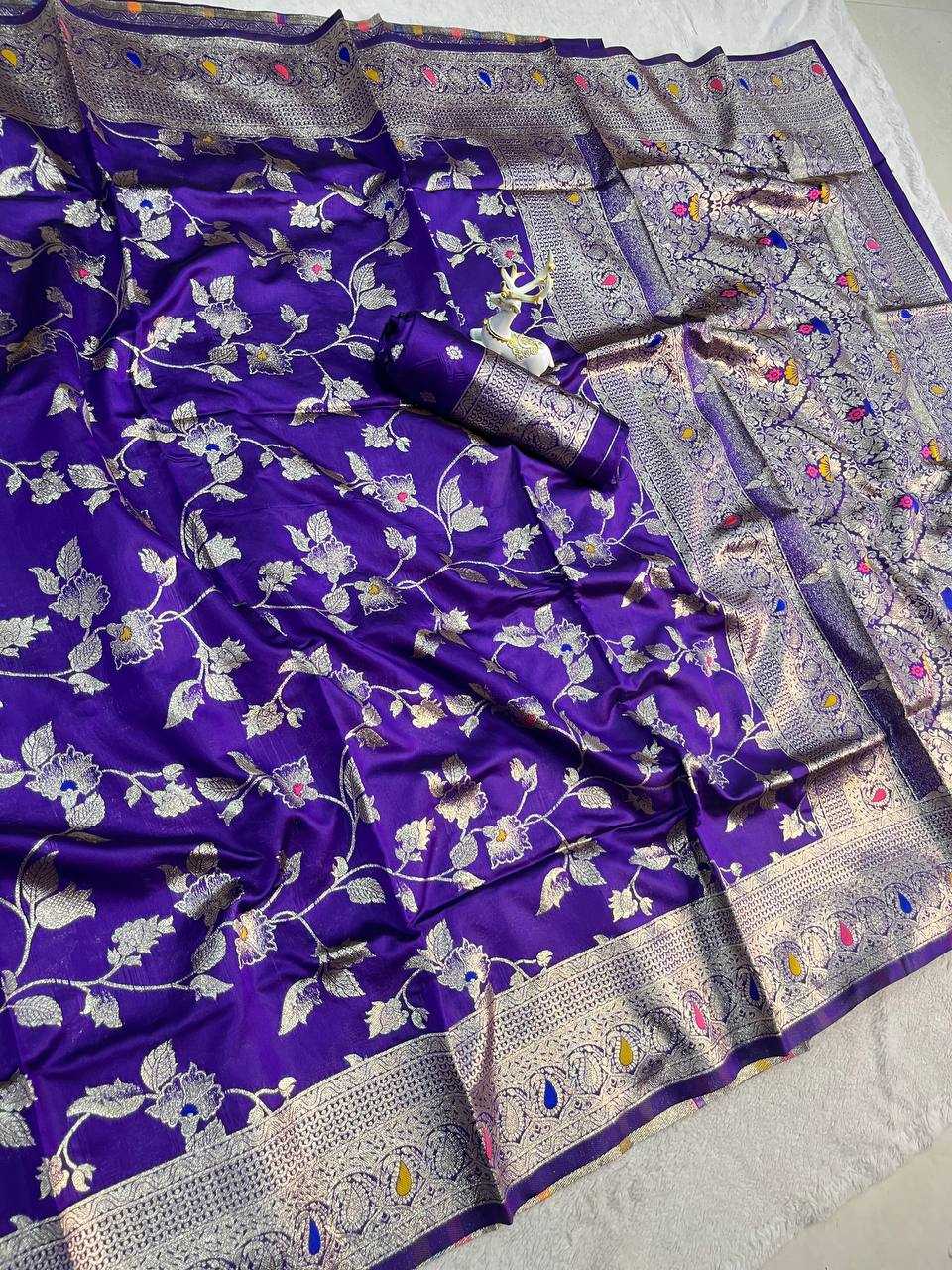 Banarasi Soft Silk Zari Border Saree