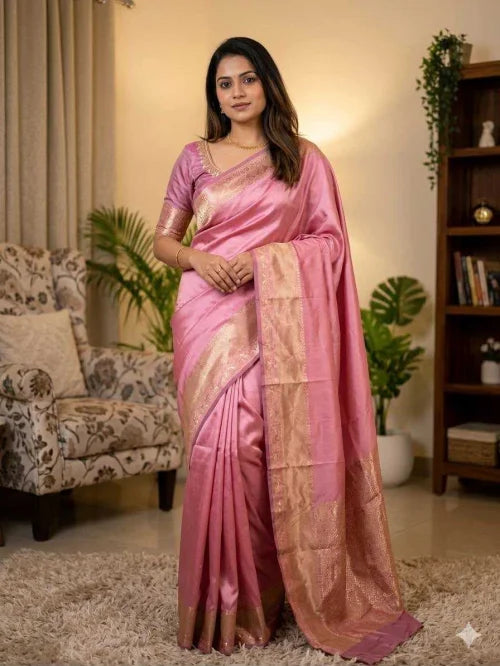 Lichi Silk Banarasi Saree 1107