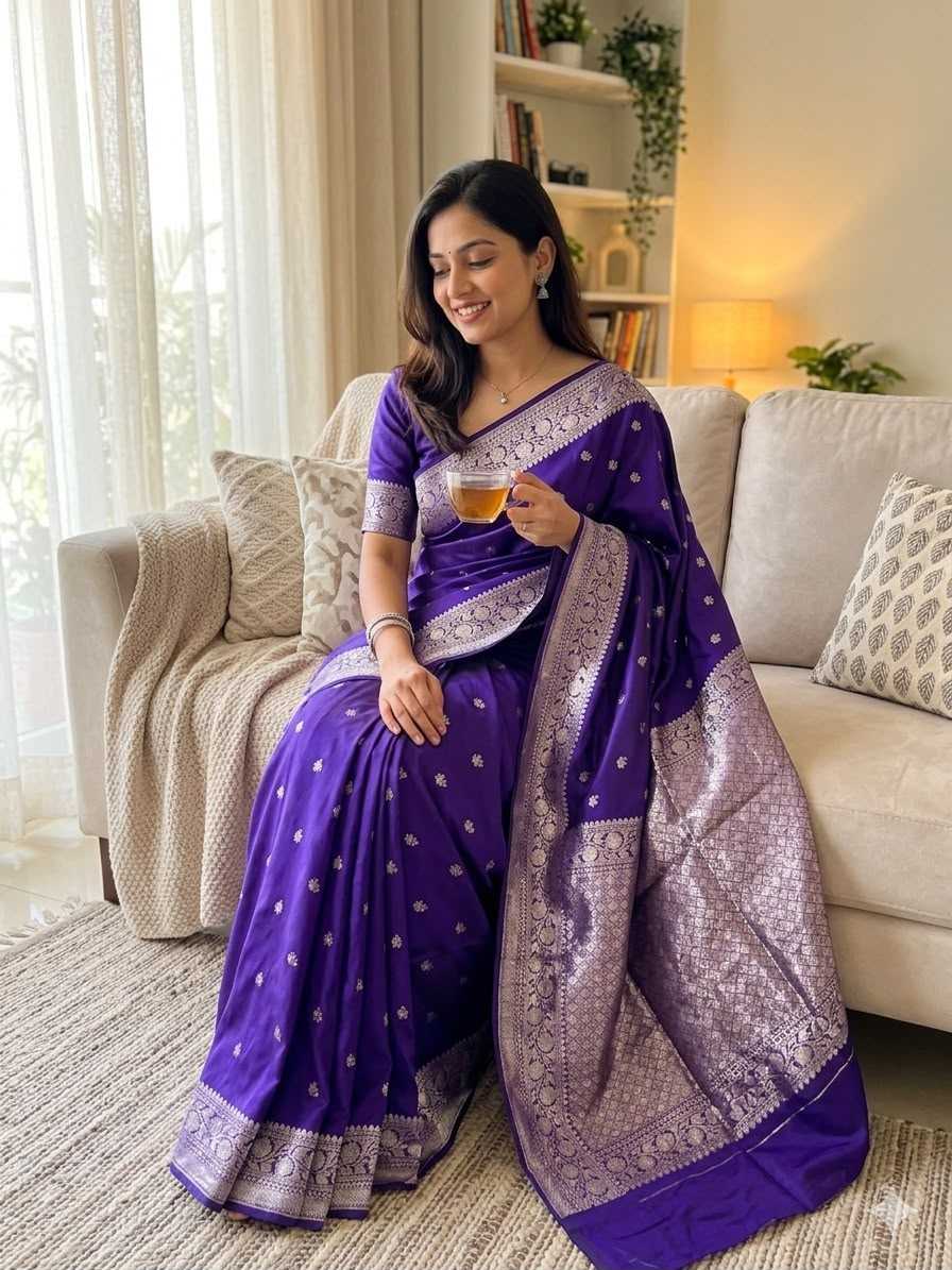 Banarasi Soft Silk Saree 1110