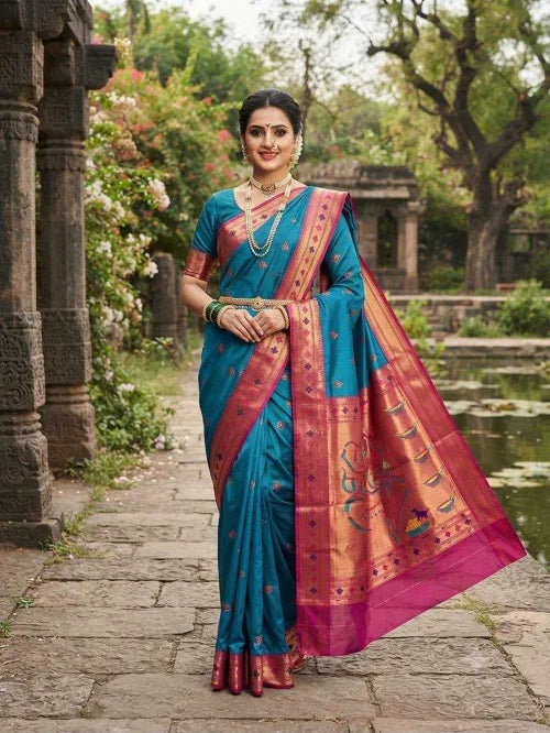Paithani Silk Butta Saree