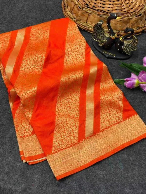Georgette Designer Saree in Teal