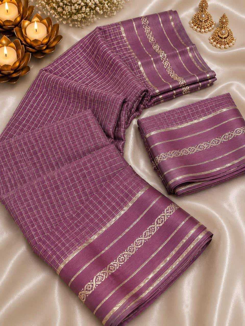 Georgette Saree in Onion