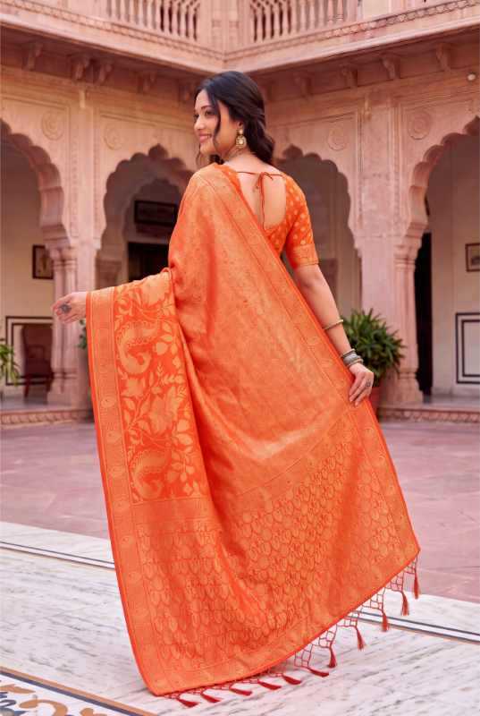 Georgette Saree in Purple