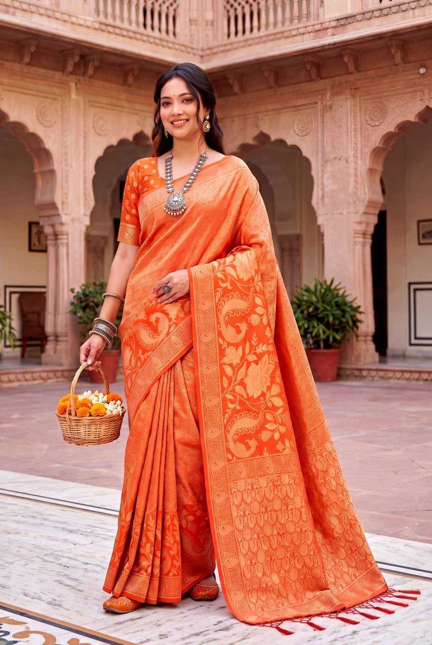 Nylon Designer Saree