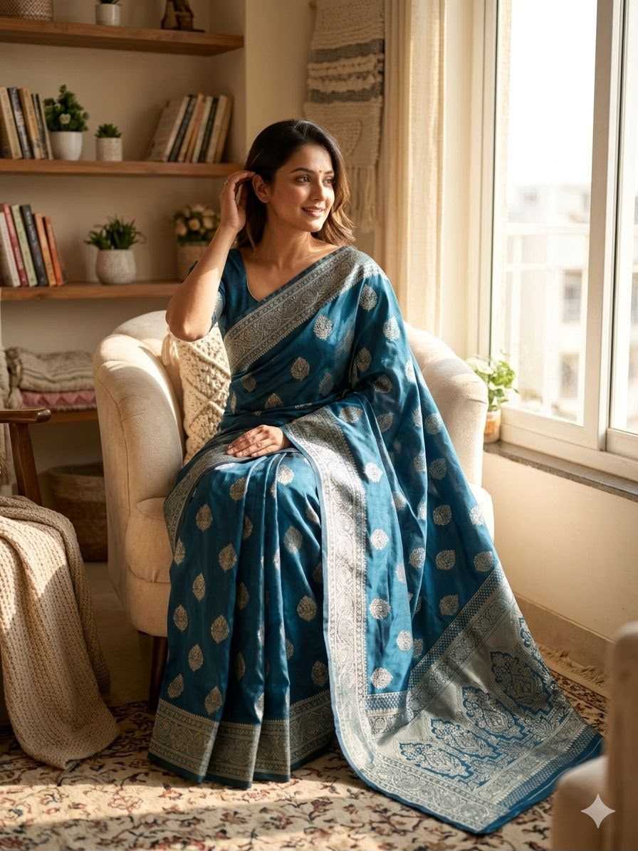 Banarasi Soft Silk Saree 1144