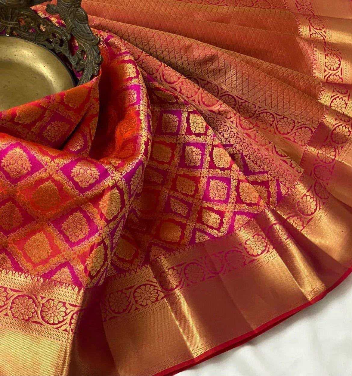 Lichi Silk Banarasi Saree 796