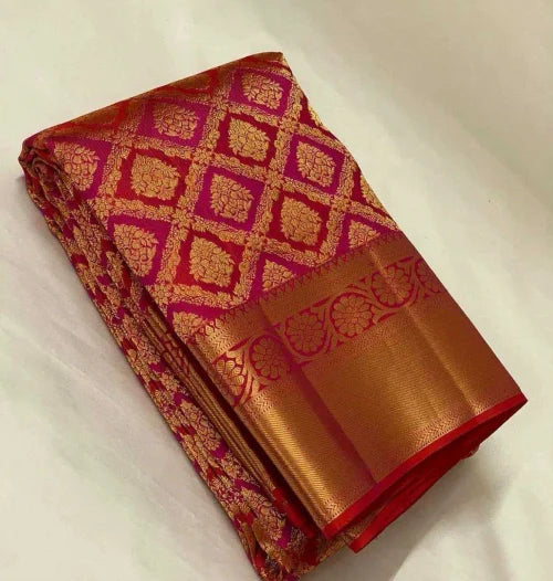 Lichi Silk Banarasi Saree 796