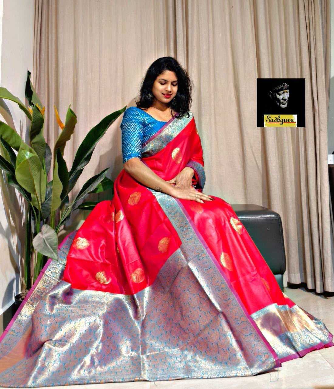 Soft Silk Designer Saree in Black