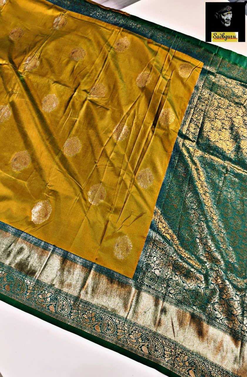 Soft Silk Designer Saree in Black