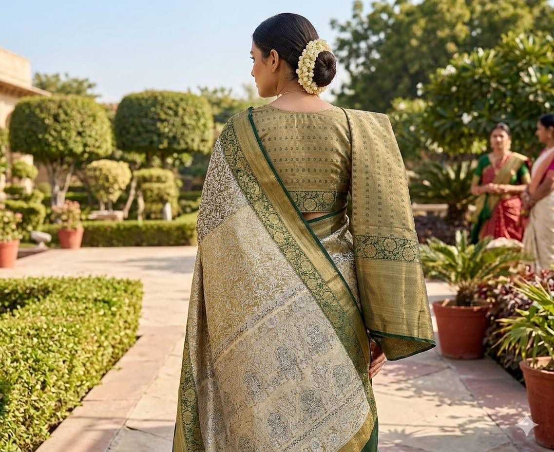 Handloom Silk Zari Border Saree