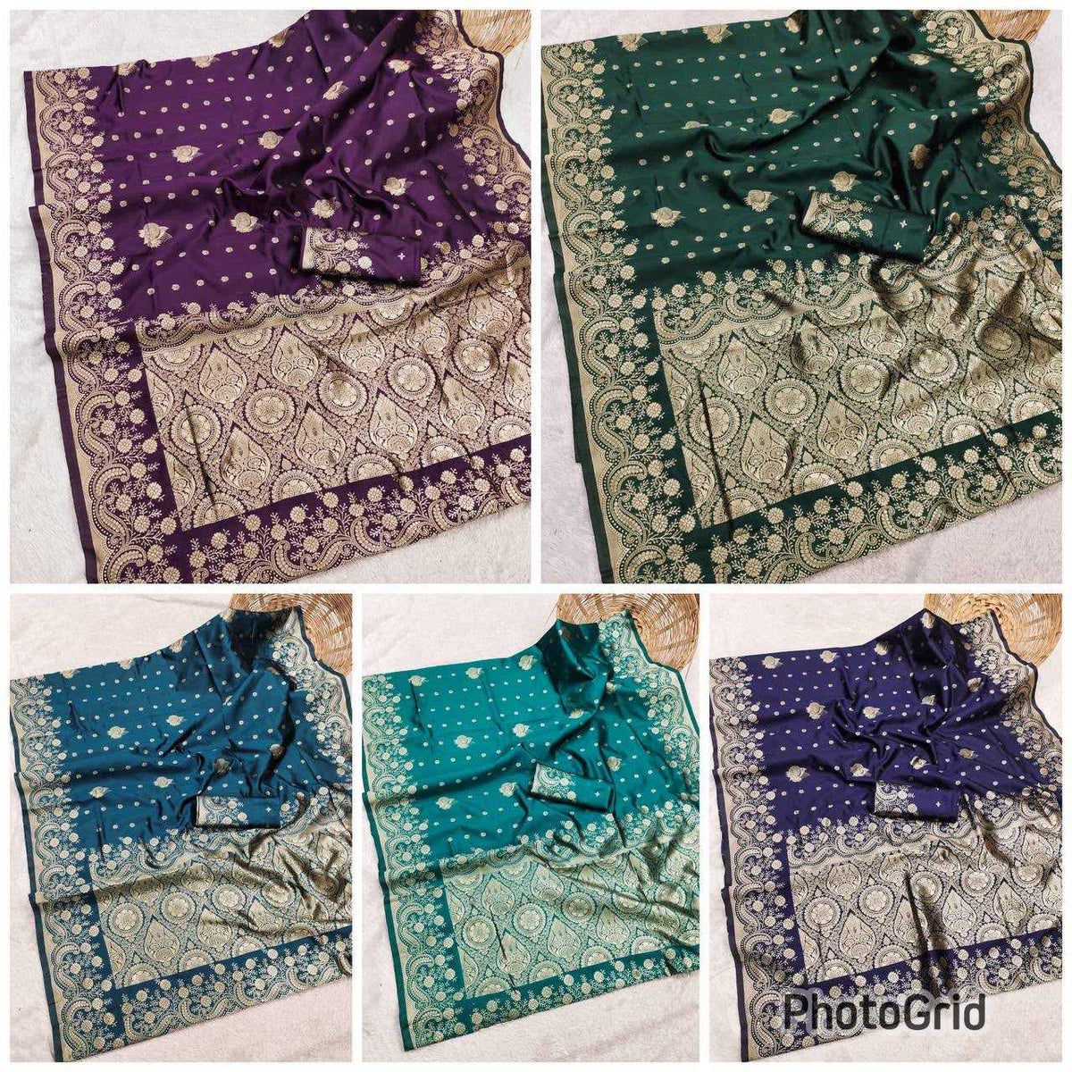 Lichi Silk Banarasi Saree in Dark Wine