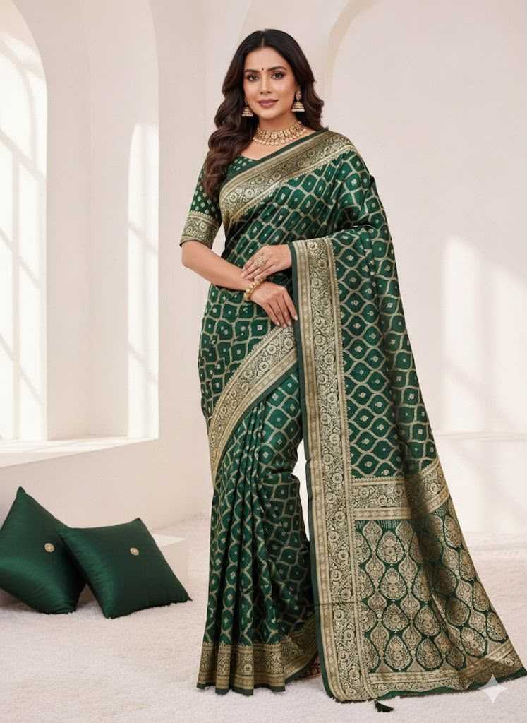 Lichi Silk Banarasi Saree in Violet