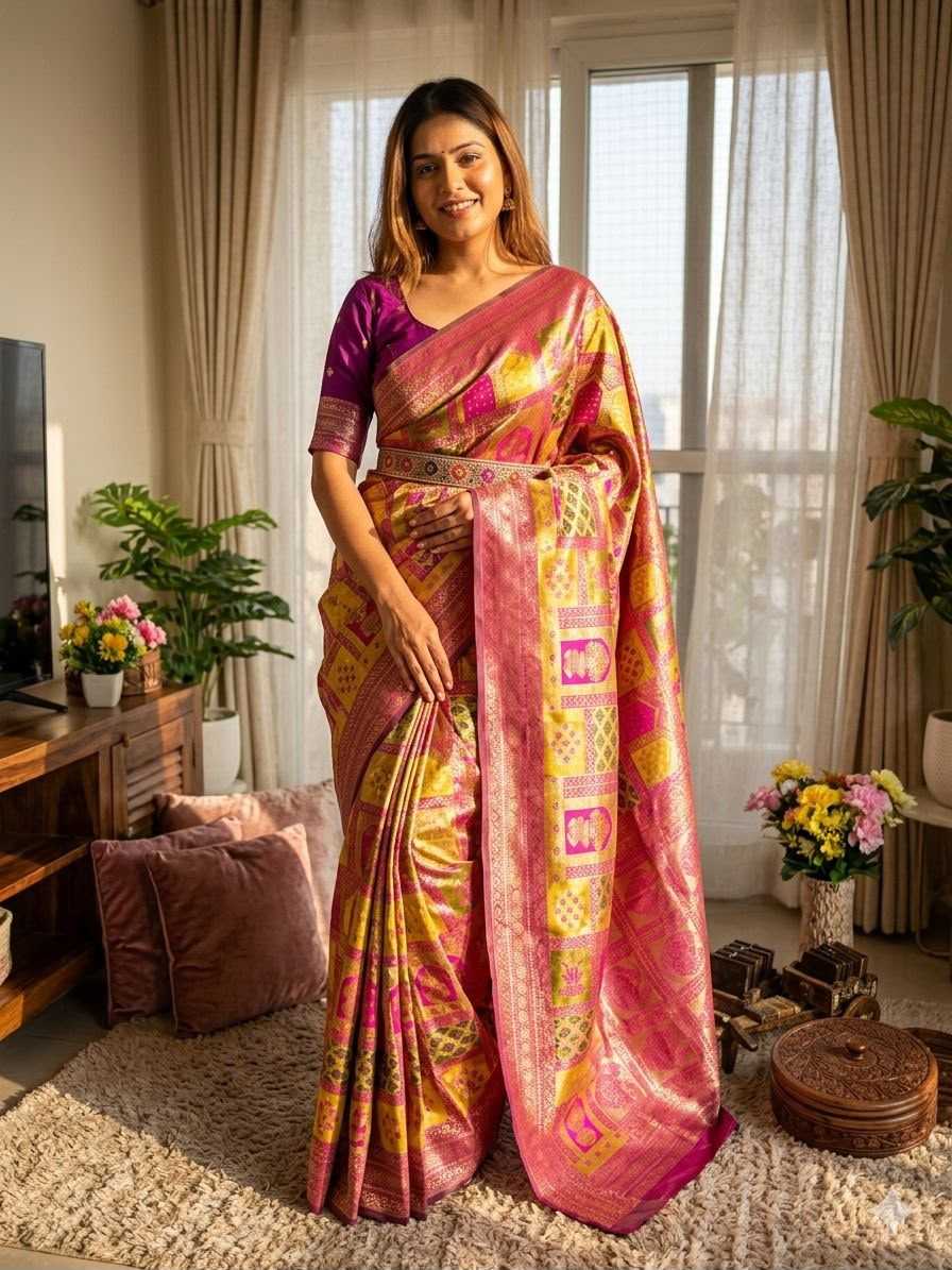 Lichi Silk Banarasi Saree