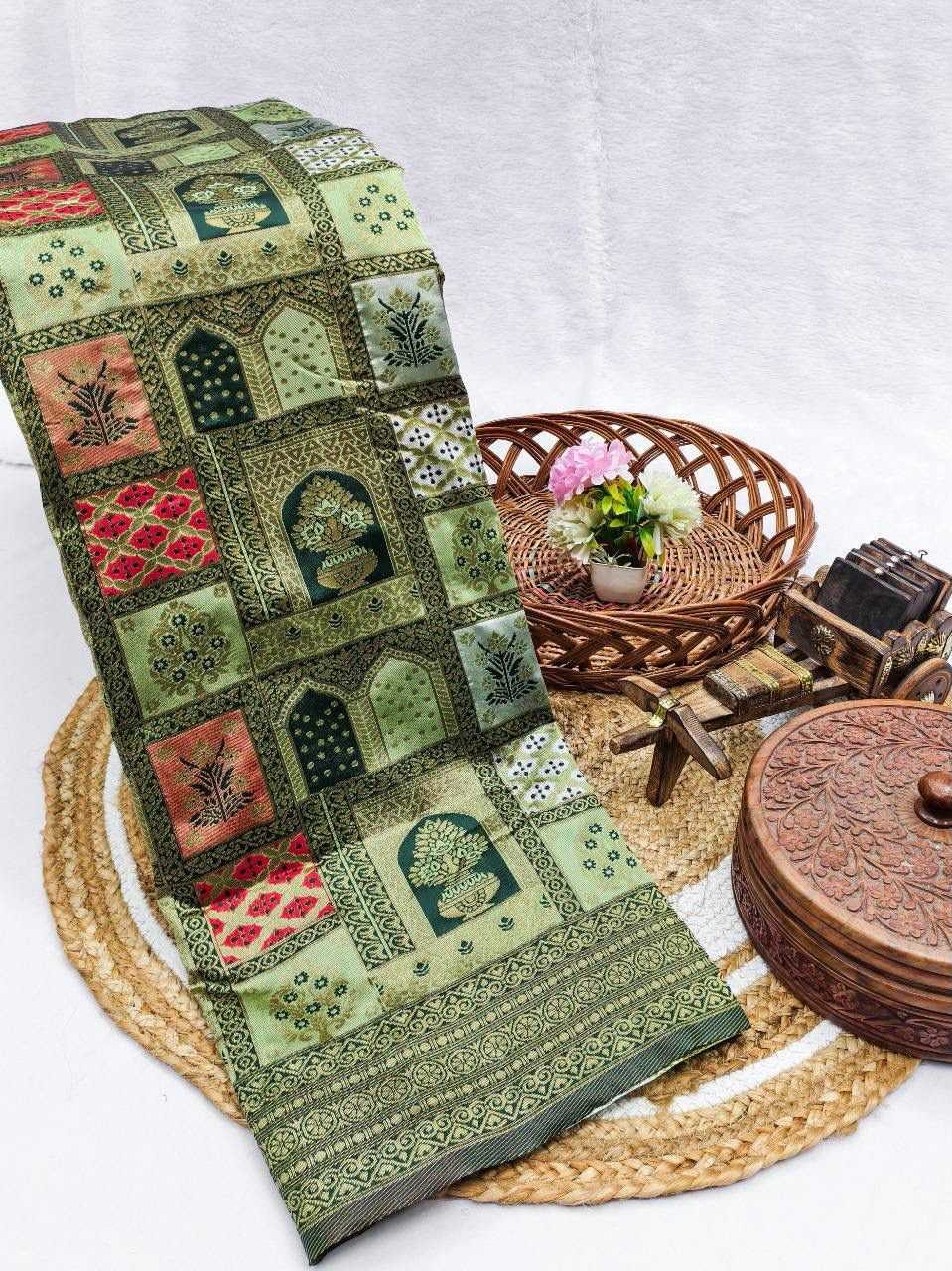 Lichi Silk Banarasi Saree