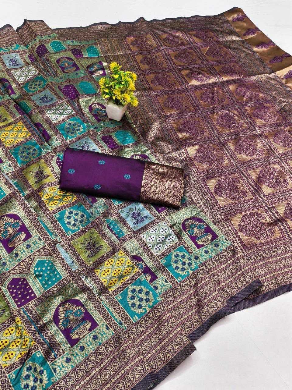 Lichi Silk Banarasi Saree
