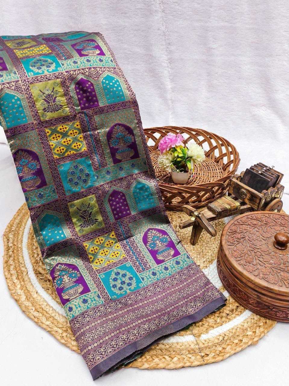 Lichi Silk Banarasi Saree