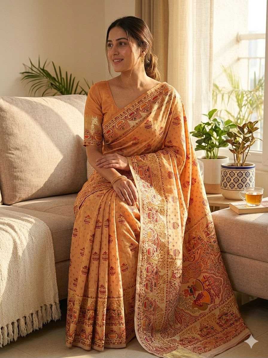 Pashmina Butta Saree