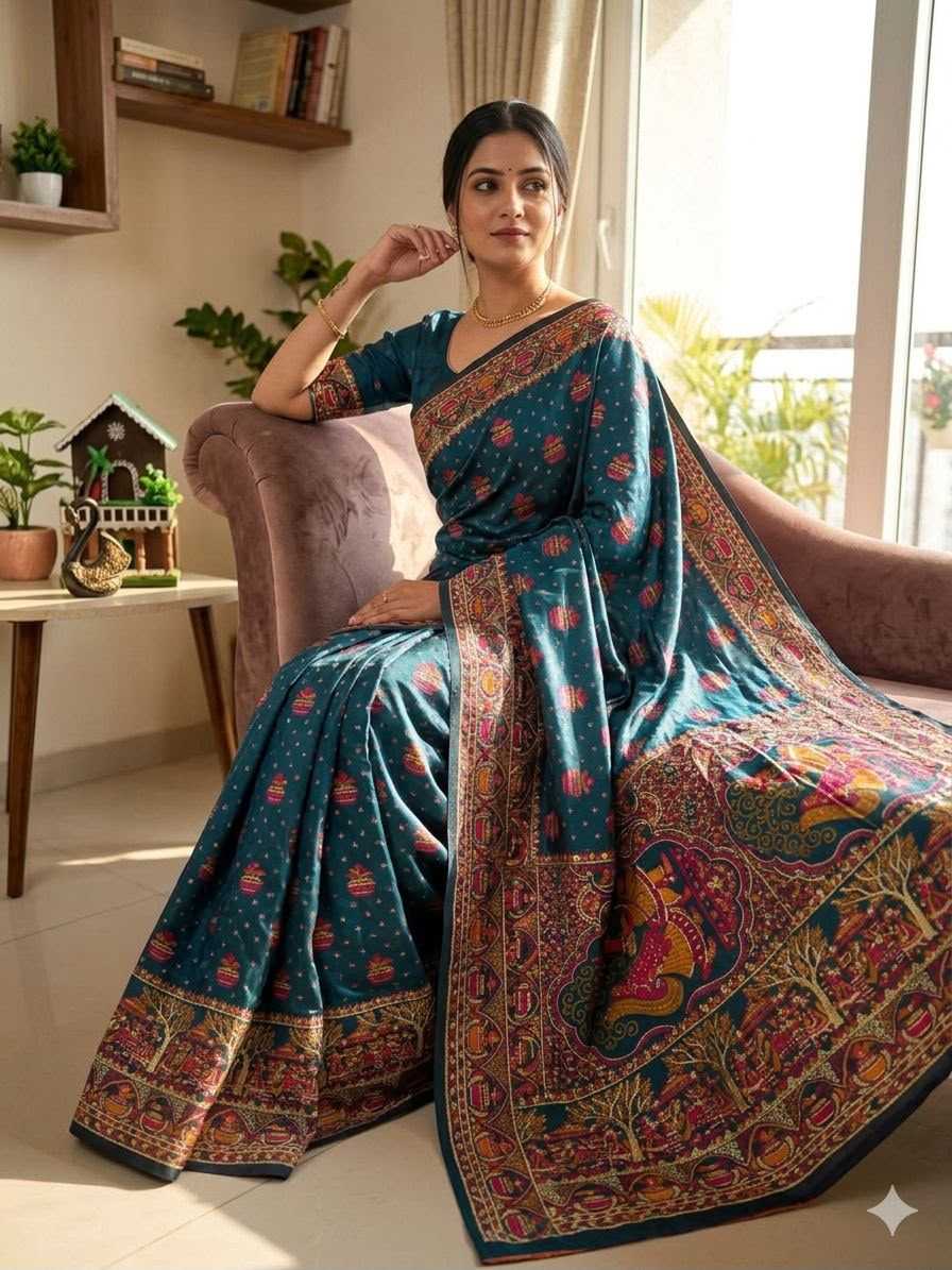 Pashmina Butta Saree