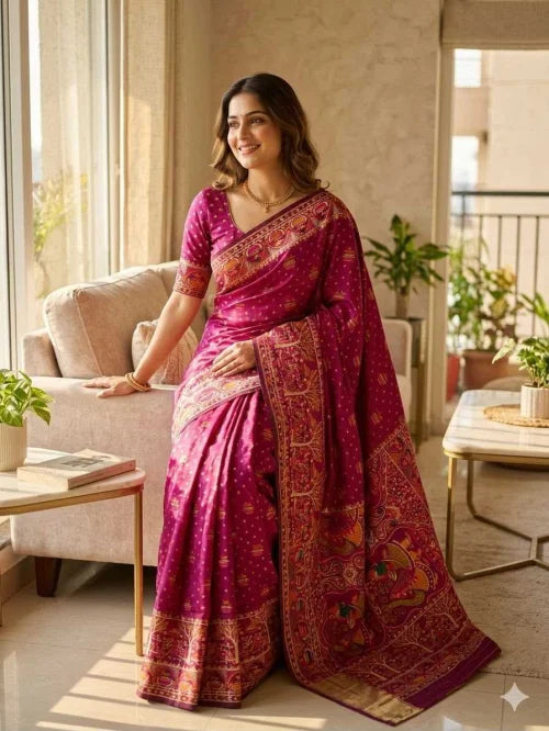 Pashmina Butta Saree