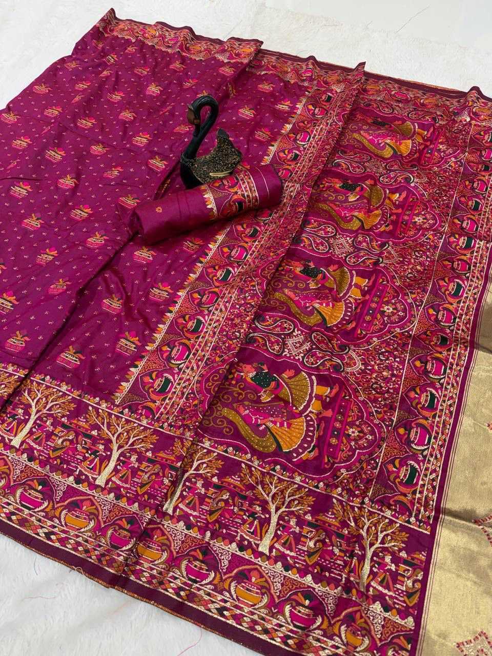 Pashmina Butta Saree