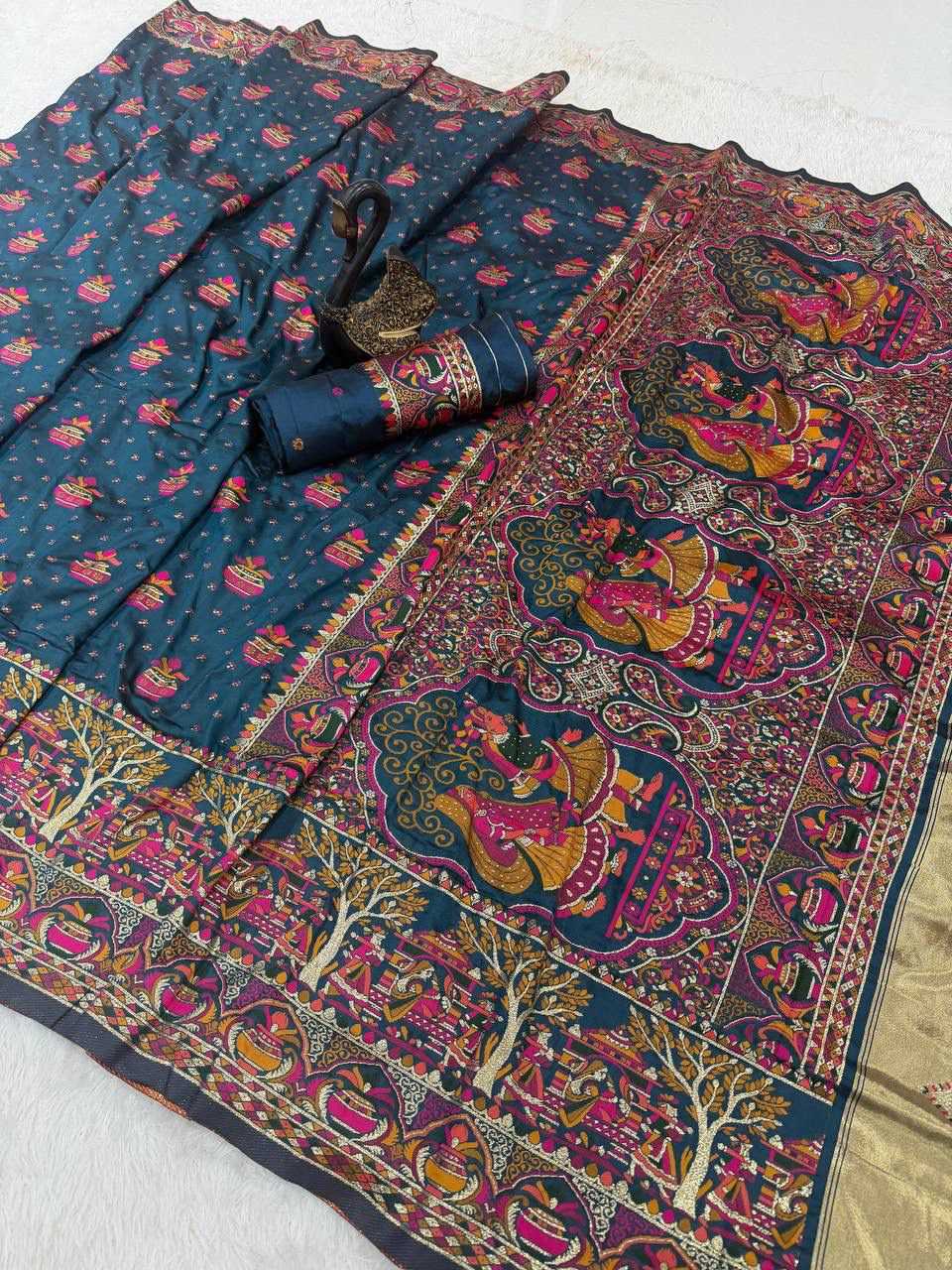 Pashmina Butta Saree