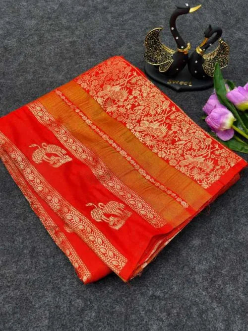 Across Paithani Silk Kalamkari Saree