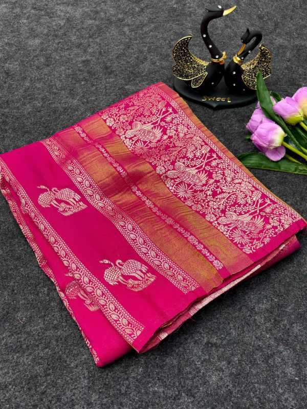 Across Paithani Silk Kalamkari Saree