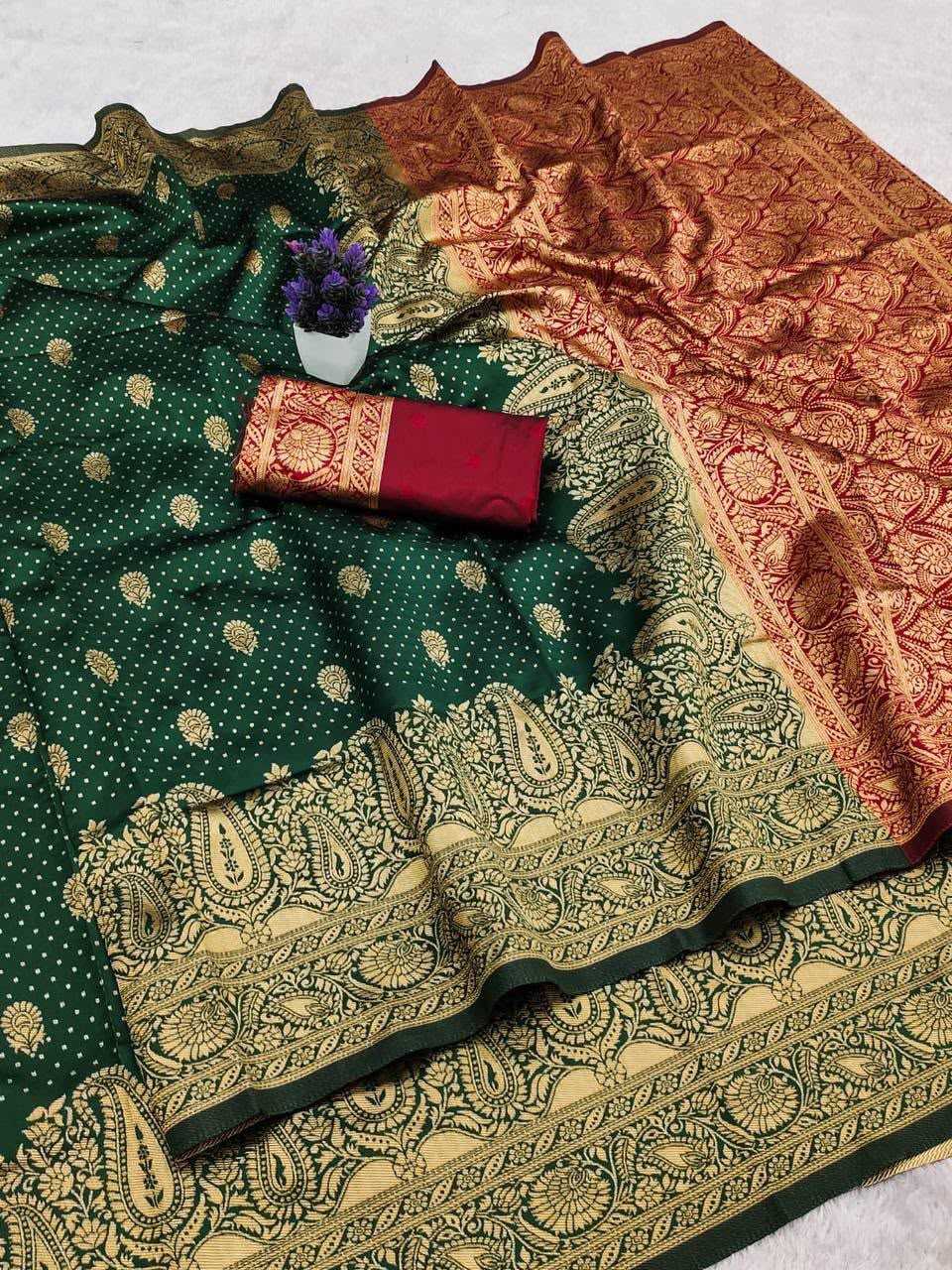 Aratrika Lichi Silk Banarasi Saree