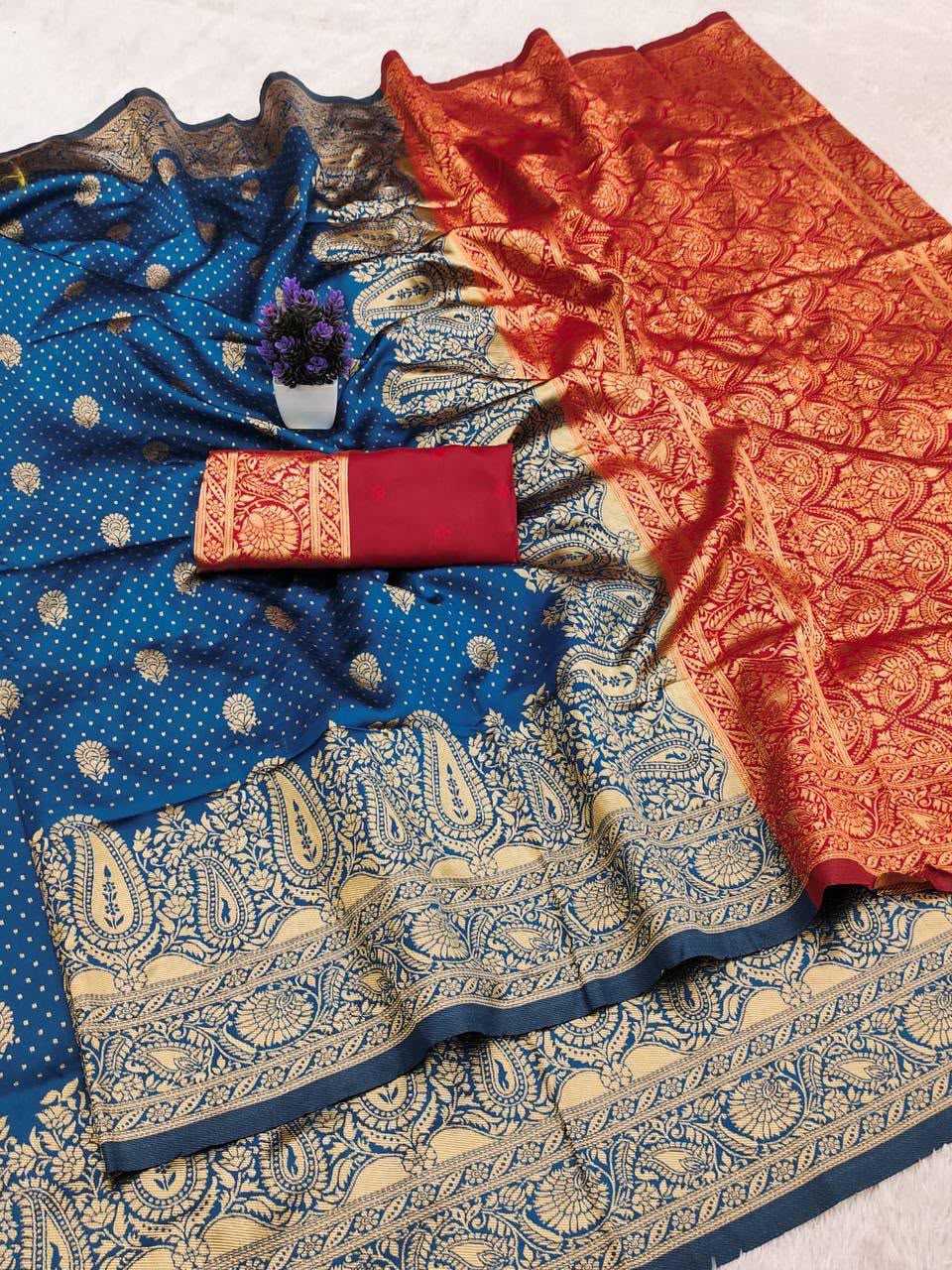 Aratrika Lichi Silk Banarasi Saree