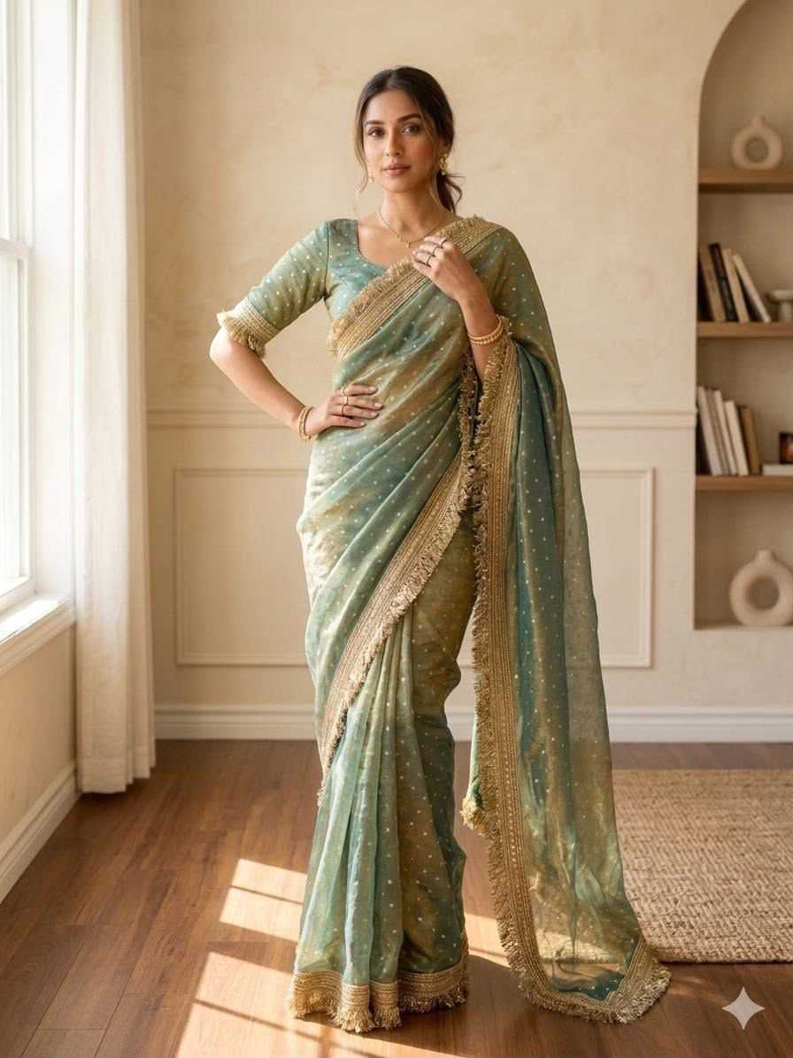 Silk Traditional Saree in Lavender