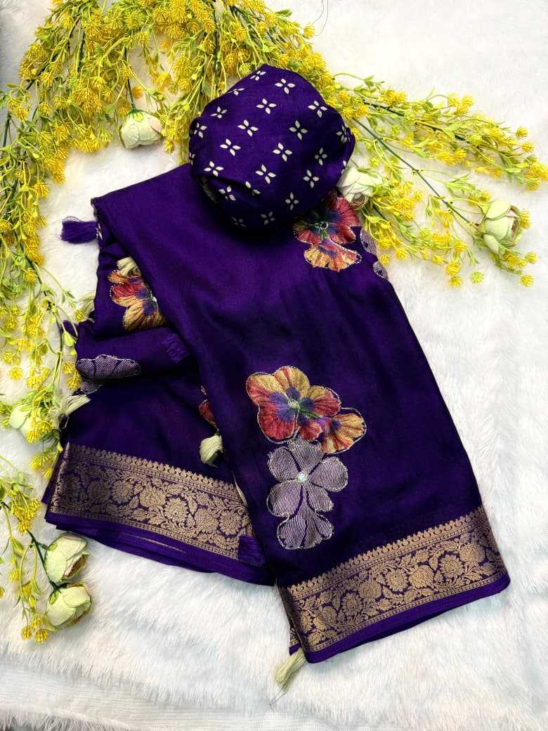 Crepe Silk Tussar Saree
