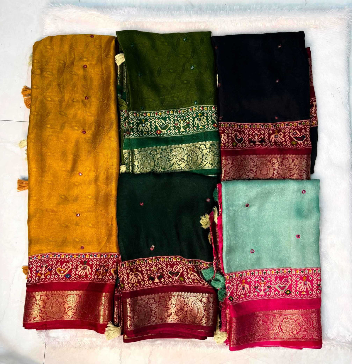 Crepe Silk Tussar Saree