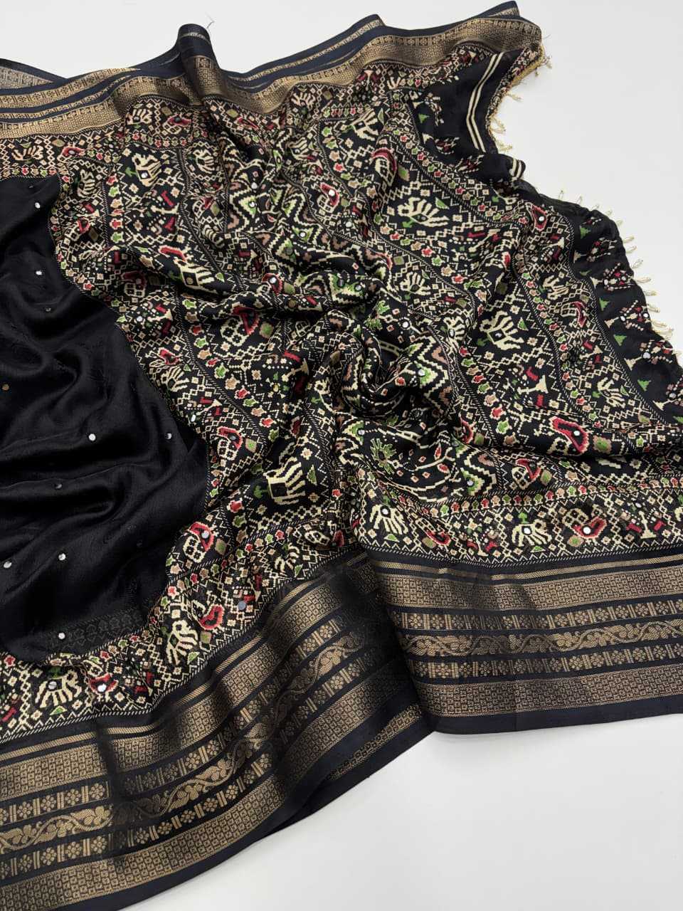 Mirror Work Saree