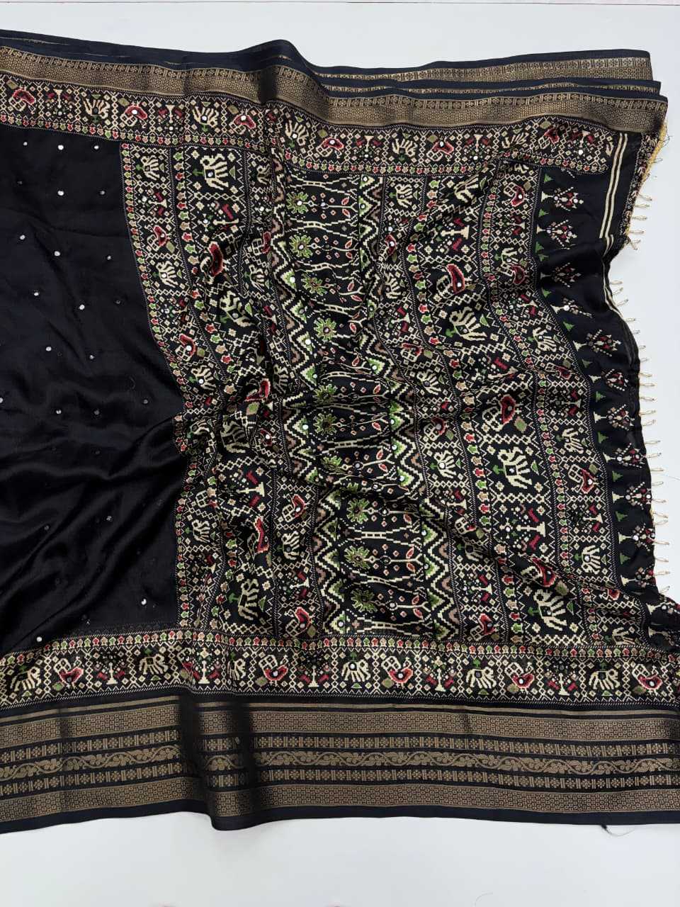 Mirror Work Saree