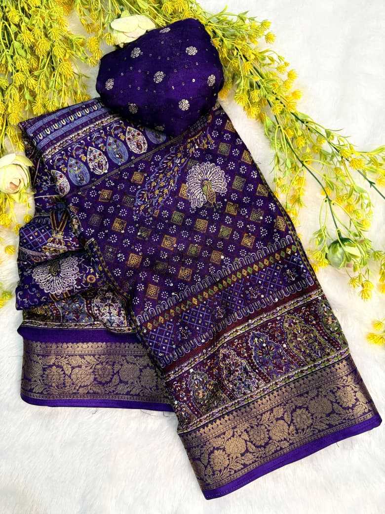 Alvira Pure Silk Printed Saree