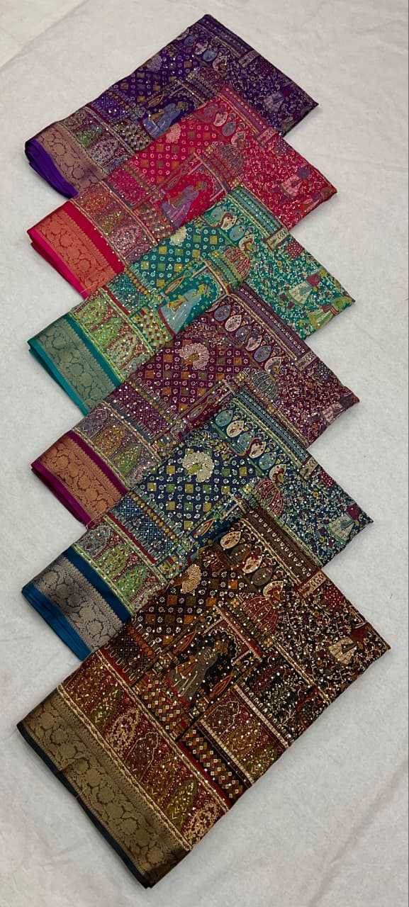 Alvira Pure Silk Printed Saree