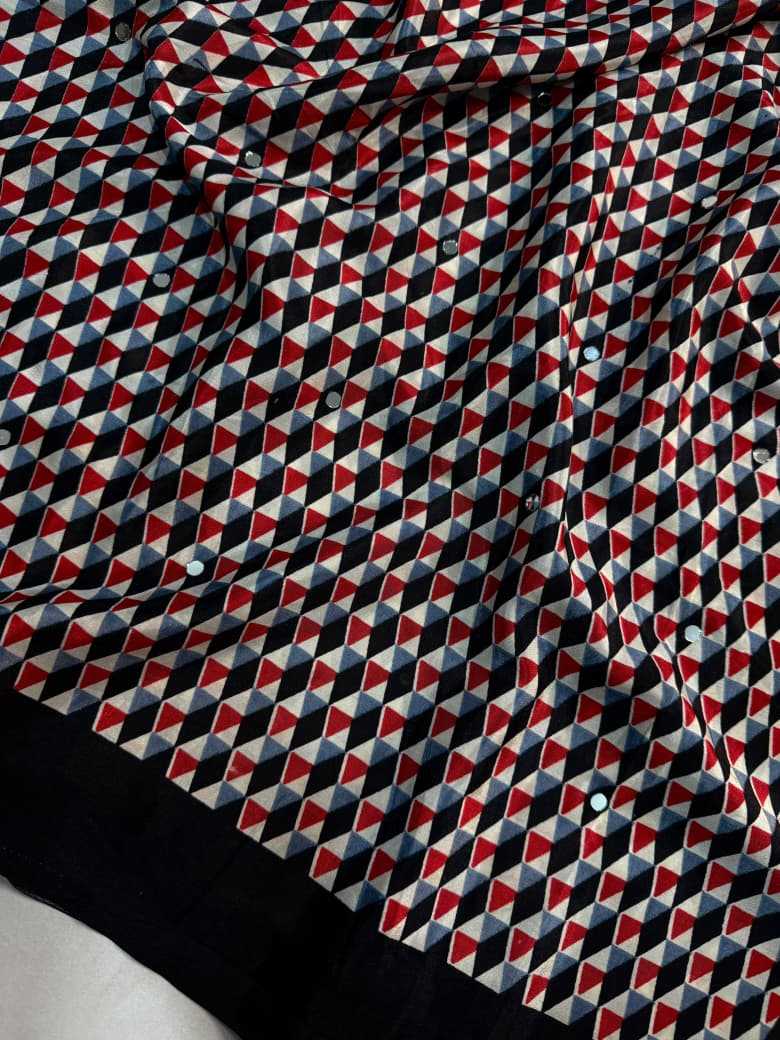 Ajrakh Saree